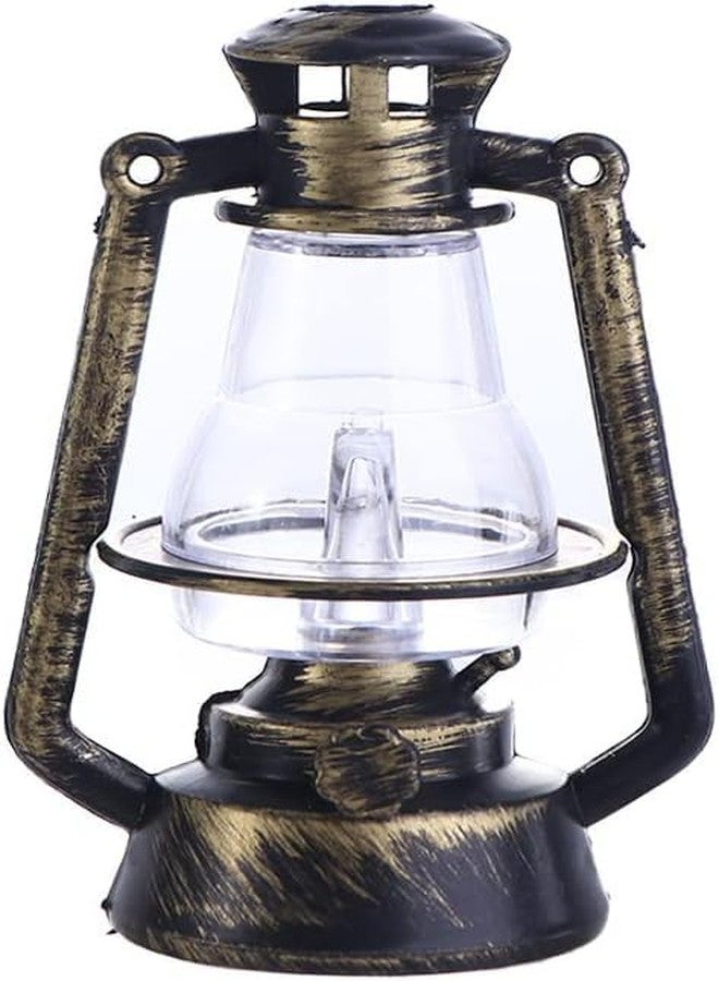 GANPUB Miniature Lantern Mini Kerosene Lamp Light Dollhouse Decoration Accessories, 1:12 Dollhouse Miniature Kerosene Lamp,Dollhouse Accessories(Type 2-with Light) - Image 1